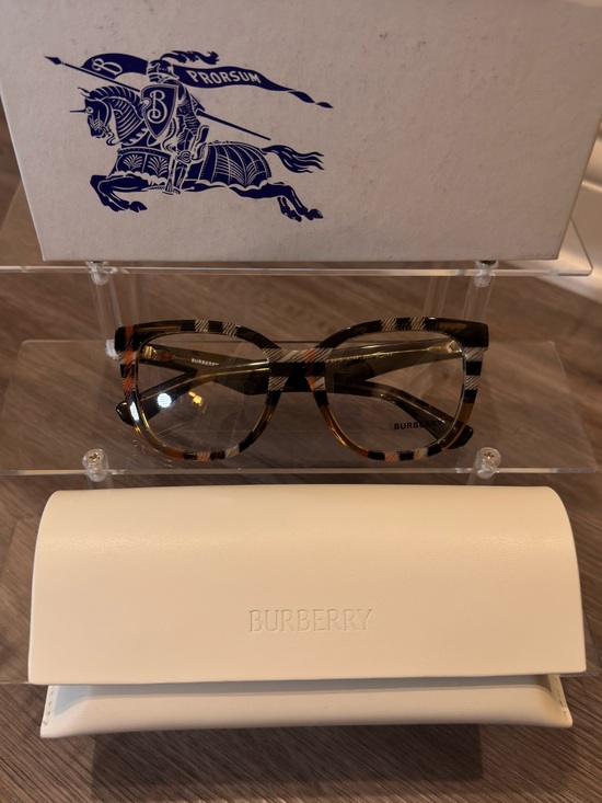 Burberry Check Logo Print Eyeglasses BE 2415 main image 8